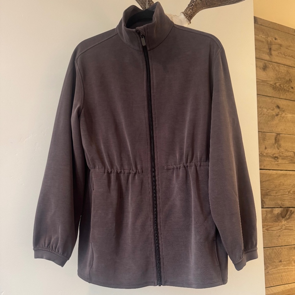 Lululemon Softstreme Cinch-Waist Full-Zip Jacket Medium